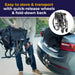 AeroFly Ultra-Lite Wheelchair, Matte Black, 18" Seat, Folded for Storage