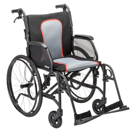 AeroFly™ Ultra-Lite Wheelchair, Matte Black, 20"