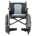 AeroFly Ultra-Lite Wheelchair, Matte Gray, 18" Seat, Front View
