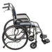 AeroFly Ultra-Lite Wheelchair, Matte Gray, 18" Seat, Side View