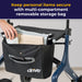 AeroWalk Rollator, Blue, Removable Storage Bag Detail