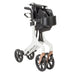 AeroWalk Ultra-Lite Rollator, White, Folded View