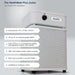 Austin Air HealthMate Plus Junior air purifier specifications including HEPA filter, carbon filtration, and compact dimensions