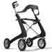 byAcre Nordic Pioneer granite black rollator front angled view