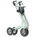 byAcre Nordic Pioneer mint green lightweight rollator side profile folded