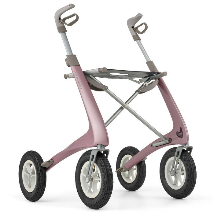 byACRE Carbon Overland All-Terrain Rollator Walker with Seat
