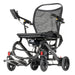 CarbonTouch Power Wheelchair, Black, Front View