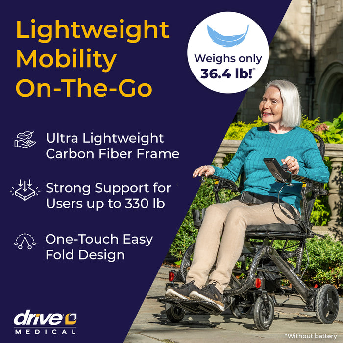 CarbonTouch Power Wheelchair, In Use