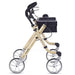 Comodita Avanti champagne rolling walker folded