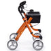 Comodita Avanti Modena red rollator with storage bag