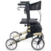 Comodita Tipo Petite champagne rollator walker side view