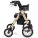 Comodita Uno champagne all-terrain rollator side view