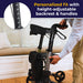 Compact Folding Rollator, Height-Adjustable Handle Detail