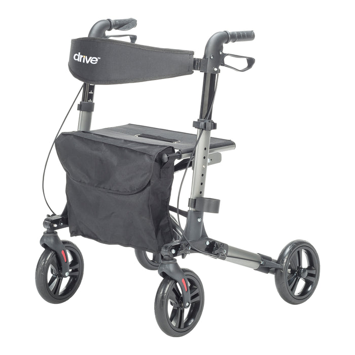 Compact Rolling Walker, 3/4 Angle View