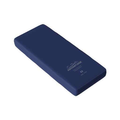 CostCare 5-Zone Therapeutic Mattress with waterproof blue cover designed for pressure redistribution and long-term patient comfort.