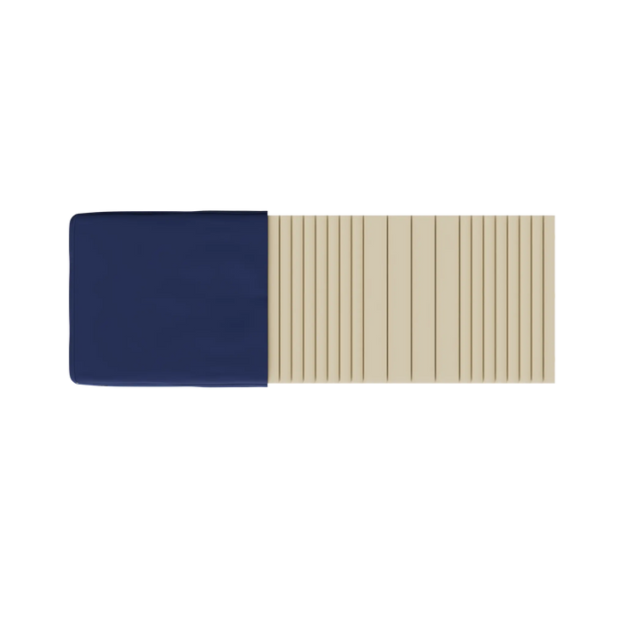 Top view of the CostCare 5-Zone Therapeutic Mattress showing segmented pressure relief zones and mattress profile.