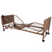 CostCare B137S full-electric homecare bed with adjustable head and foot sections, caster wheels, and wired hand control
