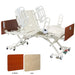 CostCare B357 care bed shown with head and foot board finish options in cherry and oak  styles.