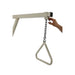 Close-up of the CostCare Bariatric Trapeze Bar overhead grab handle and adjustable hanging chain for assisted repositioning and transfer support.