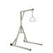 CostCare Bariatric Trapeze Bar with floor base, reinforced frame, and overhead grab handle for bariatric patient bed mobility support.