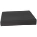 CostCare E2603 3-inch comfy gel wheelchair cushion in black cover shown in angled view.