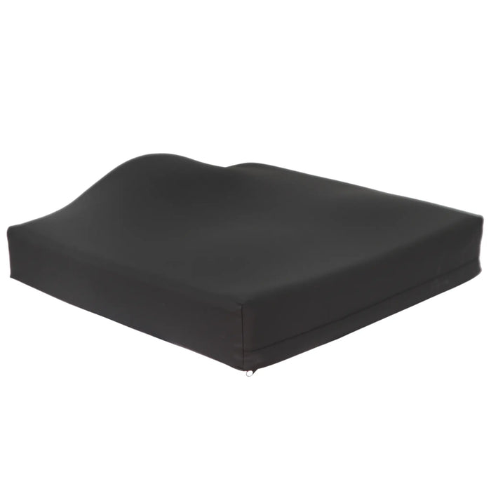 CostCare E2607 premium gel wheelchair cushion in black cover shown in angled front view.