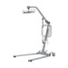 CostCare L430C electric low base patient lifter with powered actuator, ultra-low wheeled base, and sling cradle for under-bed patient transfers