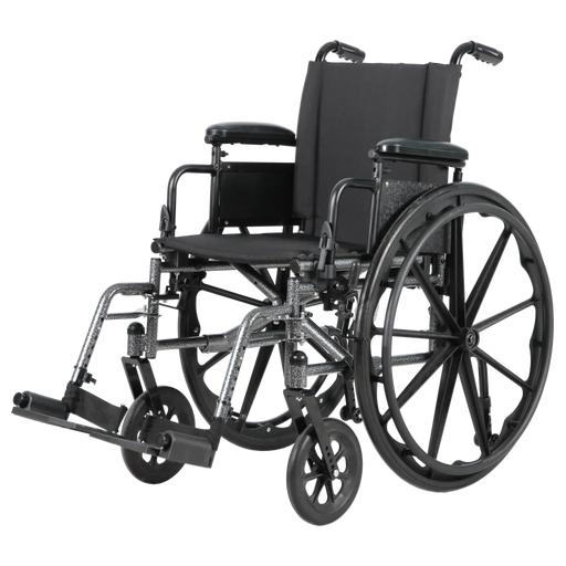CostCare Millennium CAL lightweight manual wheelchair with flip-back arms