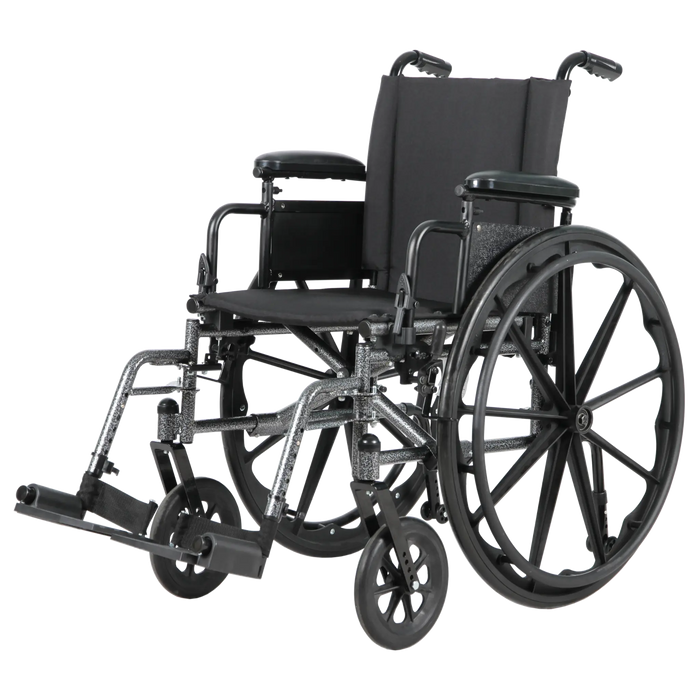 CostCare Millennium CAL lightweight manual wheelchair with flip-back arms