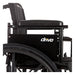 Cruiser X4 Lightweight Dual Axle Wheelchair with Adjustable Detachable Arms, Full Arms, Elevating Leg Rests, 18" Seat