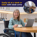 Blue Streak Wheelchair with Flip Back Desk Arms, Swing Away Footrests, 20" Seat