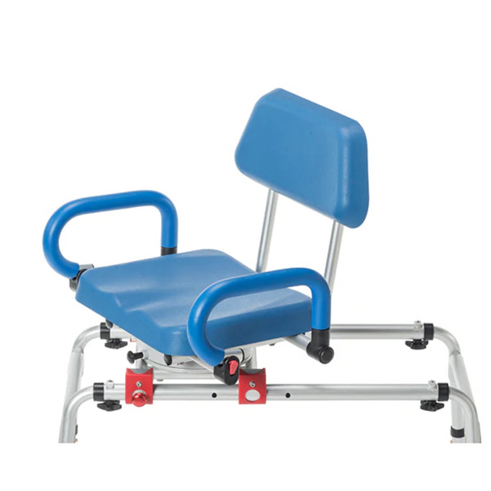 Journey Soft Secure Sliding and Rotating Transfer Bench 360° swivel: Rotating seat