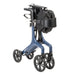 Drive AeroWalk Light Rollator, Blue, Folded View