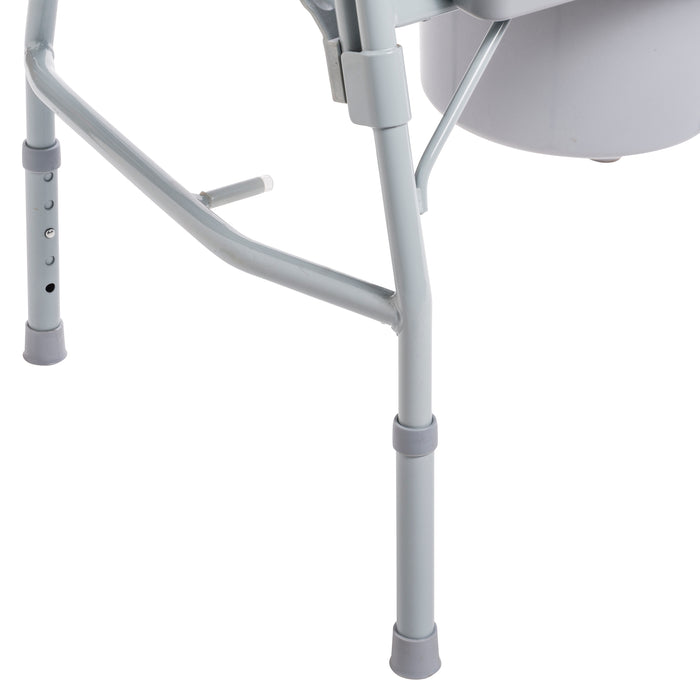 Drive Medical bariatric commode adjustable leg