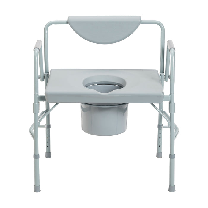Drive Medical bariatric commode front view