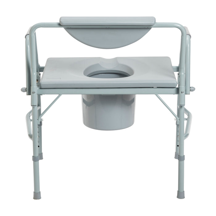 Drive Medical bariatric commode rear view
