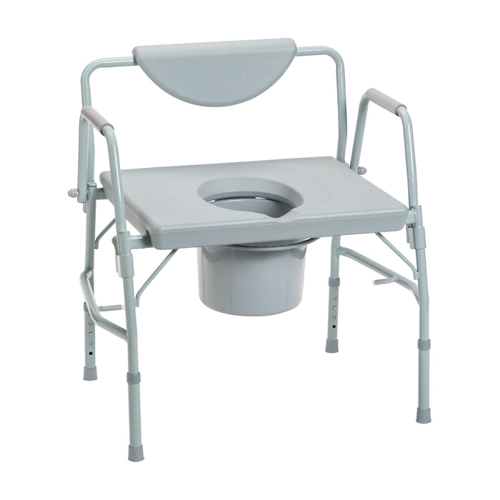 Drive Medical bariatric drop arm commode chair