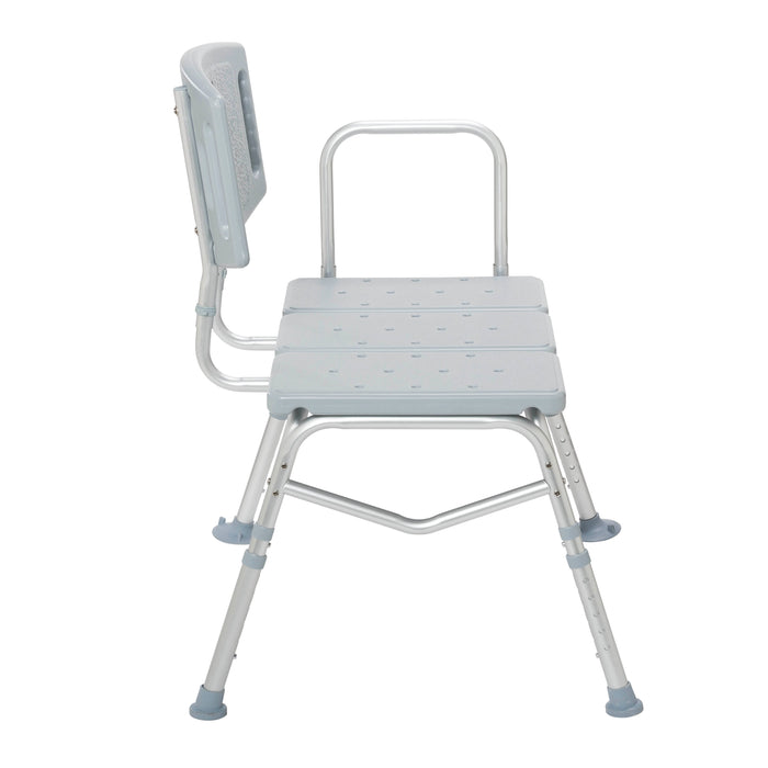 Drive Medical bariatric transfer bench side angle