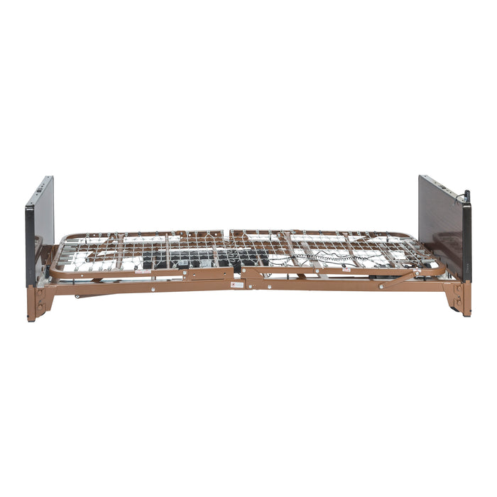 Side view of the Drive Delta Ultra Light low bed with the spring deck flat and lowered