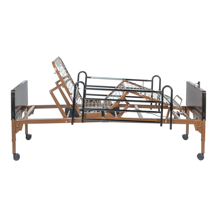 Delta Ultra Light Semi Electric Hospital Bed with Full Rails