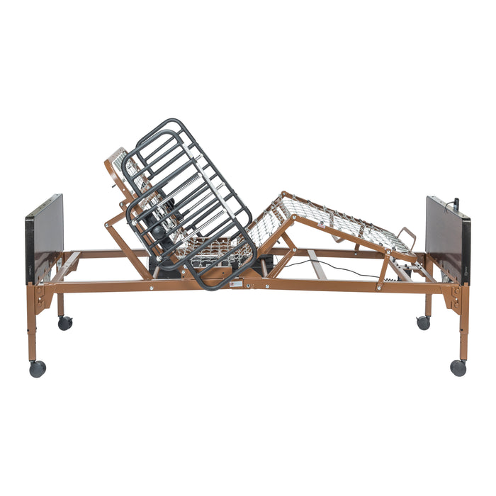 Delta Ultra Light Semi Electric Hospital Bed with Half Rails