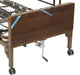Delta Ultra Light Semi Electric Hospital Bed, Hi-Lo Gearbox and Crank Handle View