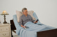 Delta Ultra Light Semi Electric Hospital Bed with Full Rails and Innerspring Mattress