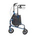 Rolling Walker, Flame Blue, Left Side View