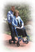 Walking Aid, Blue, In Transport Chair Mode