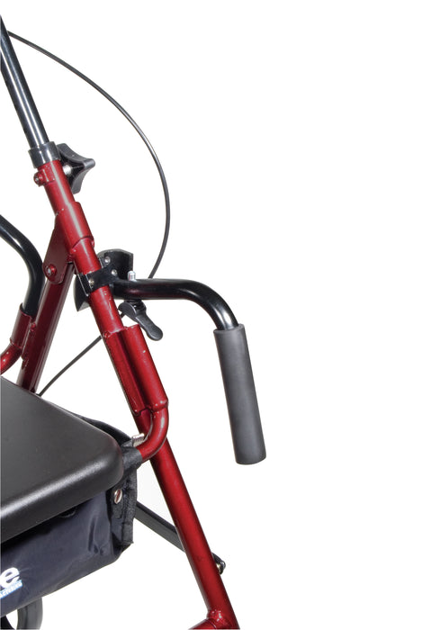 Drive Duet, Burgundy, Armrest Lock Detail
