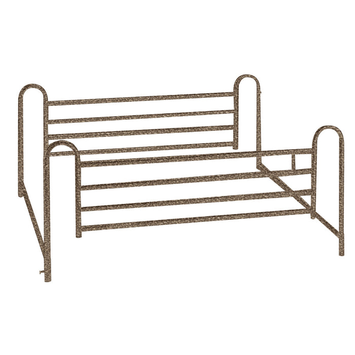 Full-length side rail for a Drive electric hospital bed