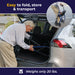 Drive Four Wheel Rollator, Blue, Foldable for Storage in a Car Trunk
