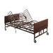 Drive full electric bariatric bed frame with the head and knee sections in an articulated position