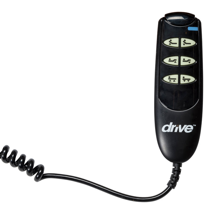 Six-button hand pendant for adjusting the Drive full electric bed head foot and bed height